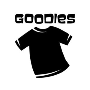 Goodies, tasses, T-Shirts, stickers