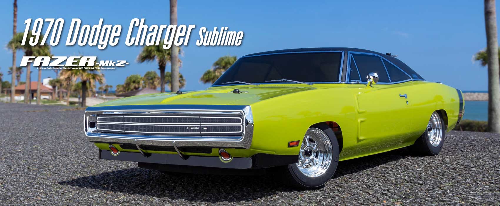 Dodge Charger 1970 Sublime Green Kyosho
