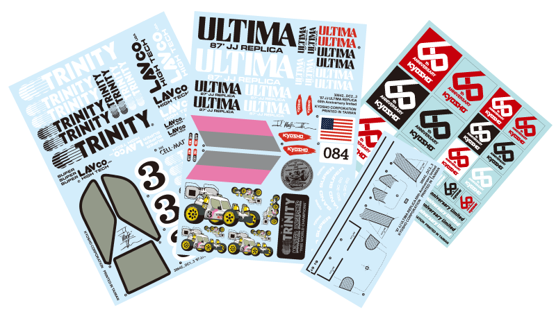 Kyosho Ultima 87 JJ Replica 2WD 60th Anniversary Limited