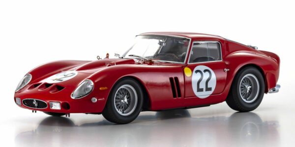 KS08438B_Kyosho 1-18 Ferrari 250 GTO 3rd Over All LM 1962 Nr.22 Blaton-Dernier