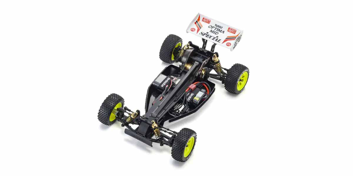 Piastra Motore + Supporto Canna Per Kyosho Turbo Optima Mid Special KQ14 OTW144