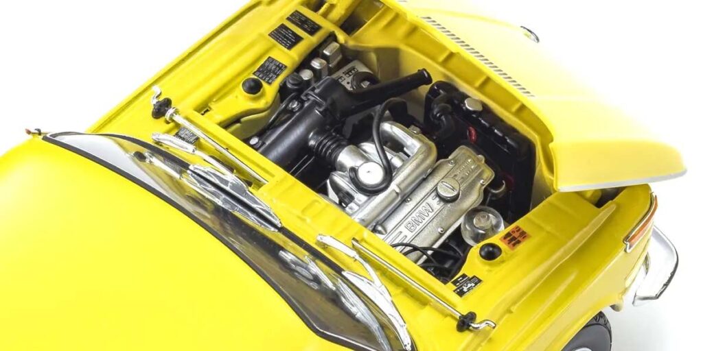 BMW Tii 1972 1:18 jaune