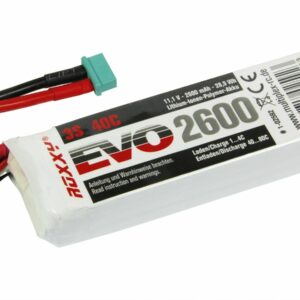 Accu Lipo 3S – 2600mAh 40C – ROXXY EVO – Prise Multiplex réf #1-02592