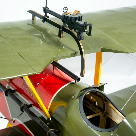 Avion électrique biplan radiocommandé SE5a ARF 1,62m – Image 7