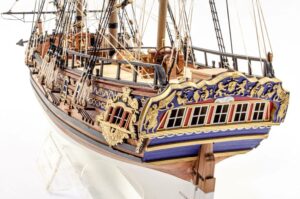 Maquette duchesse de kingston 1778 en bois Vanguard Models